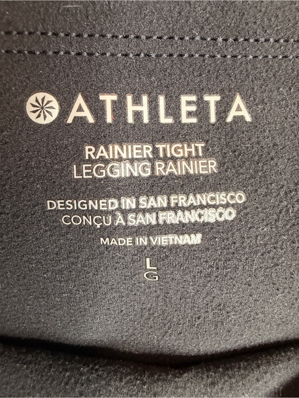 Athleta Rainer Tight Black High-Waist Performance Leggings with Side Zip Pockets - Picture 3 of 10